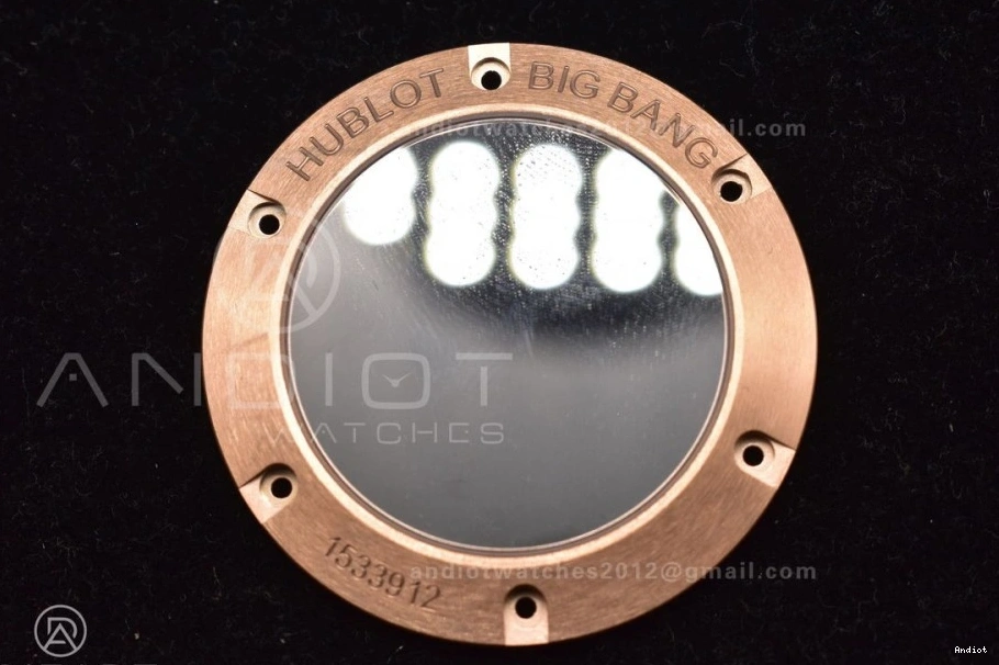 Rainbow Bang Gummy 1:1 Strap 45mm Big A1280 King Best Unico RG on Edition Rainbow ZF 0117